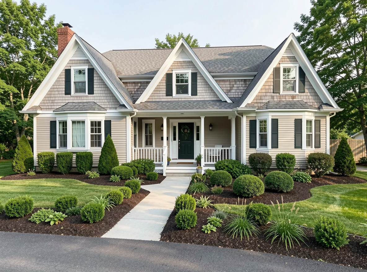 Prepared Vermont home exterior with strong curb appeal