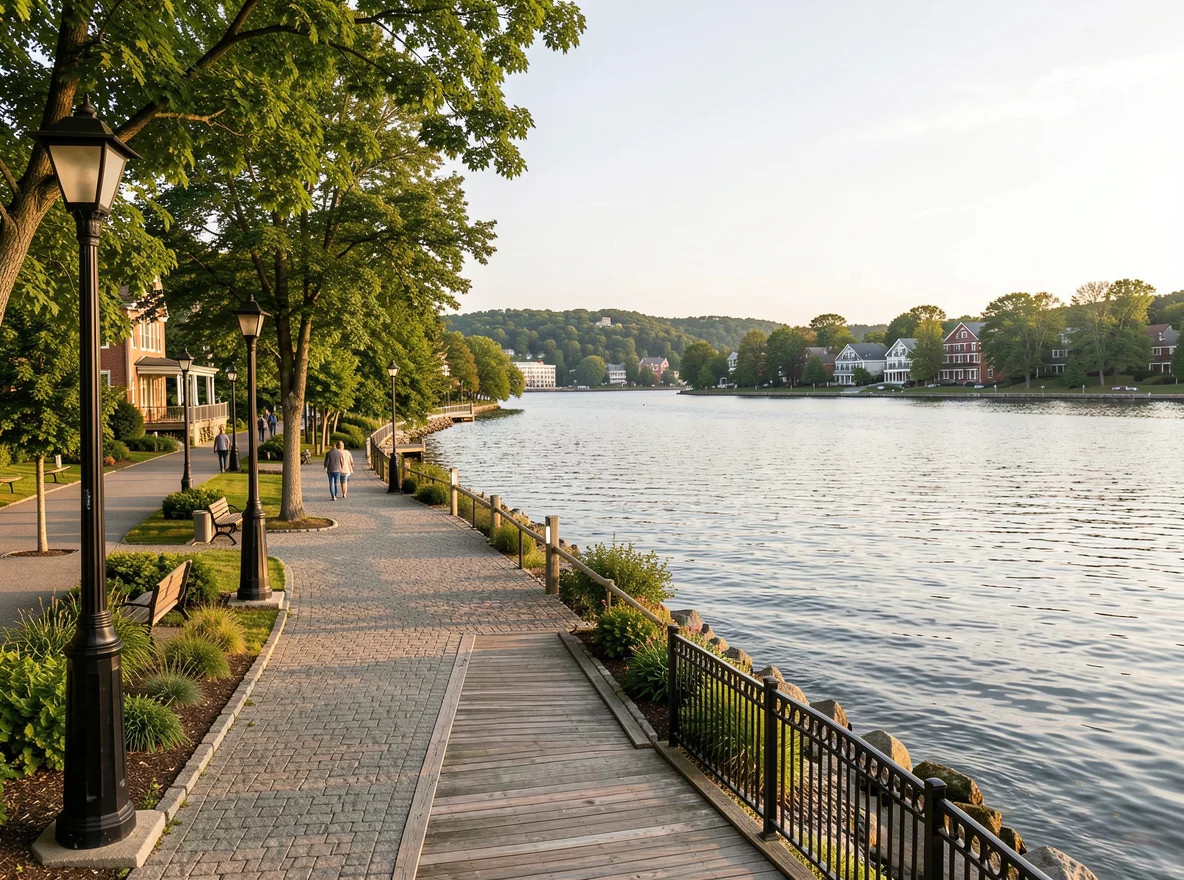 Lake Champlain waterfront in Burlington