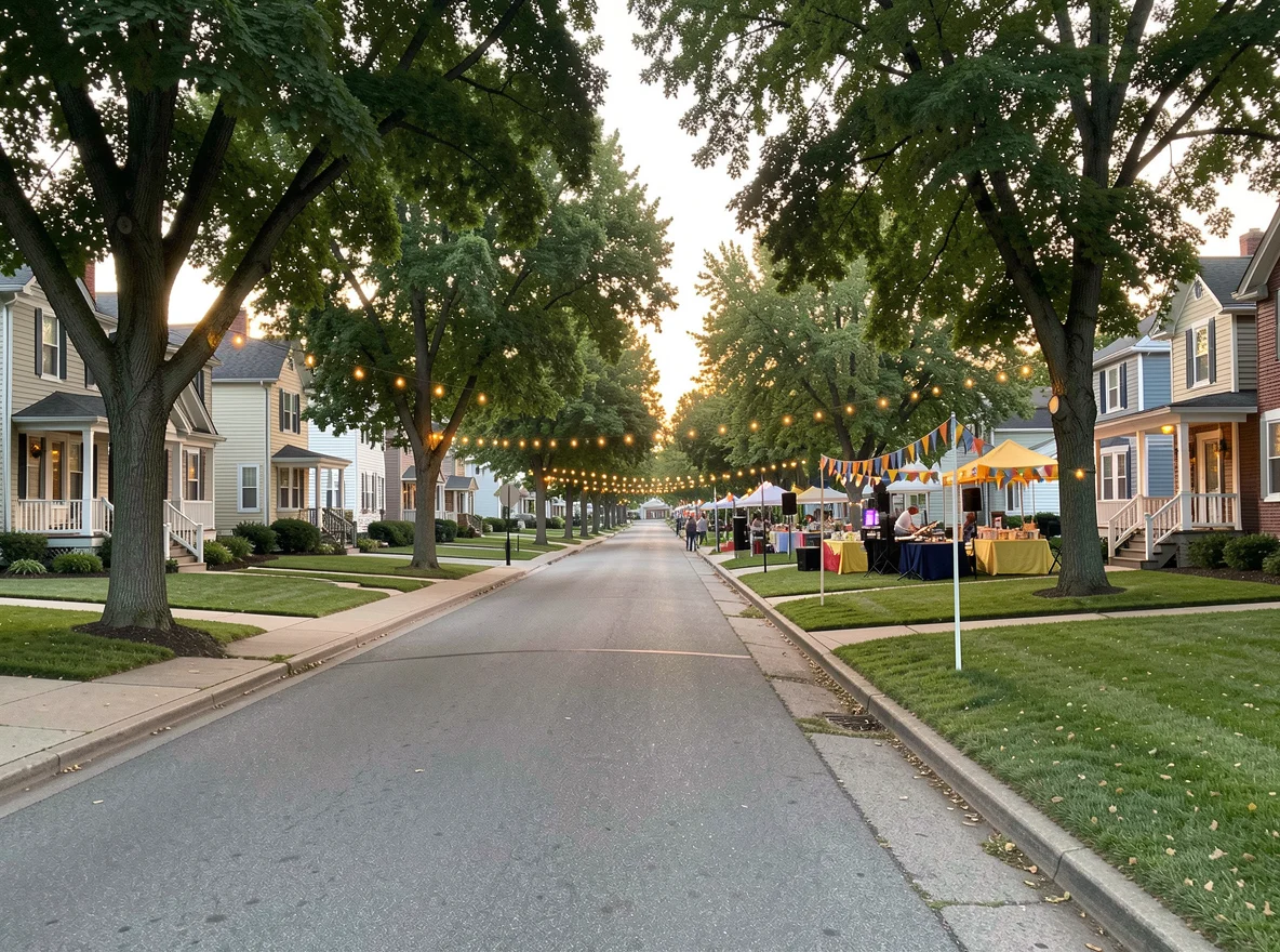 Established neighborhood with older homes