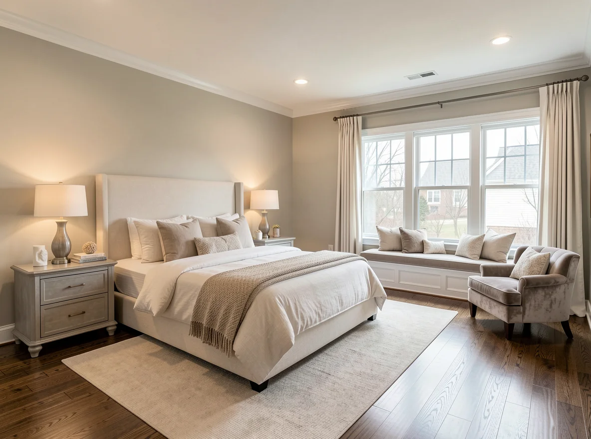 Calm staged interior with a move-in-ready feel