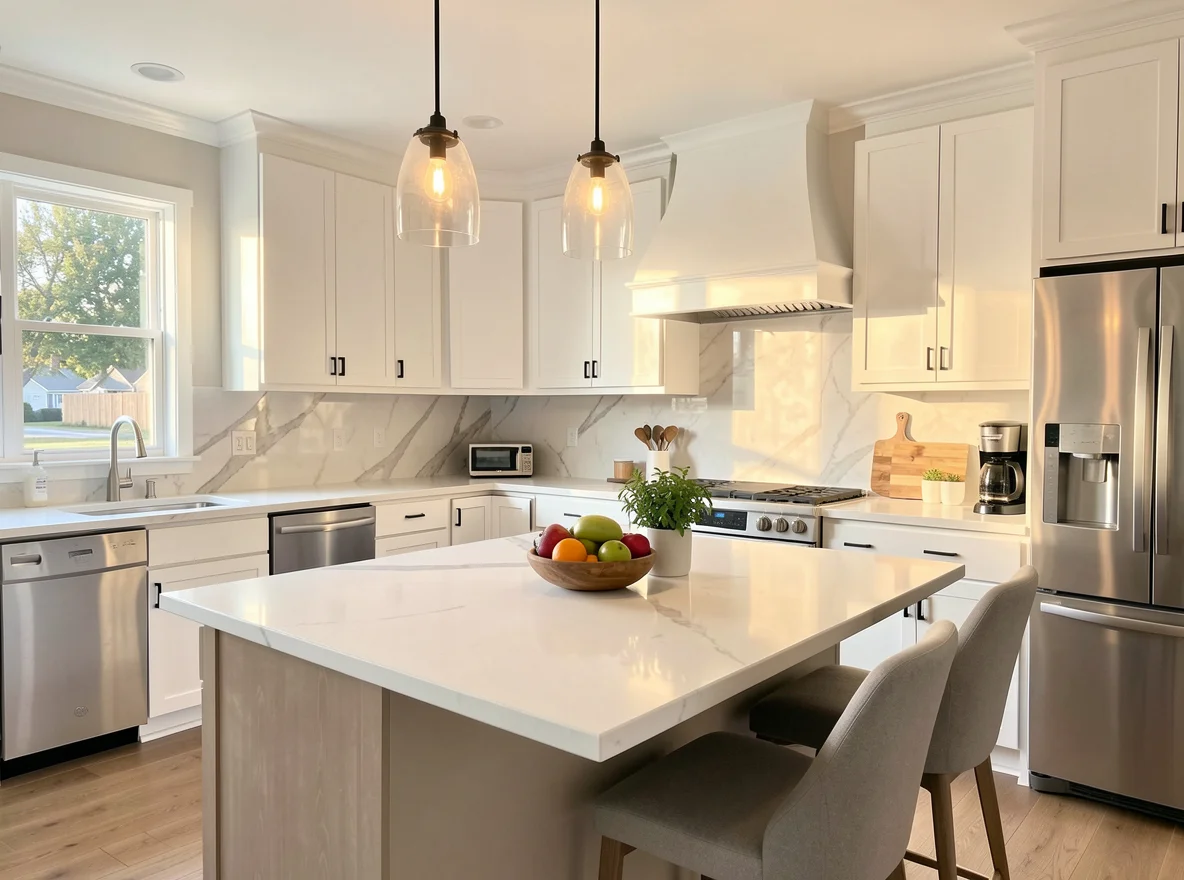 Bright updated kitchen supporting strong home presentation