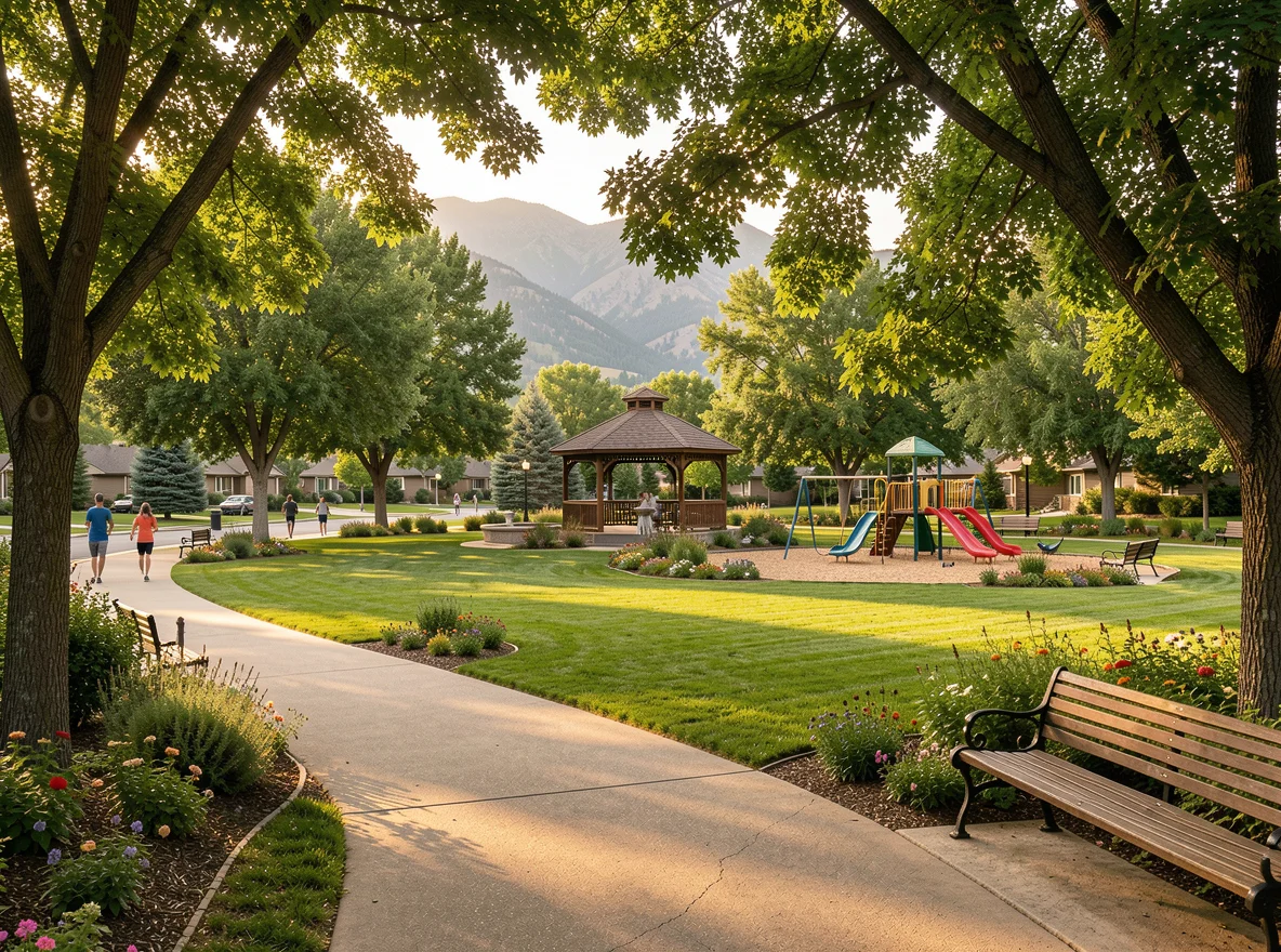 Neighborhood park in a growing Northern Colorado community