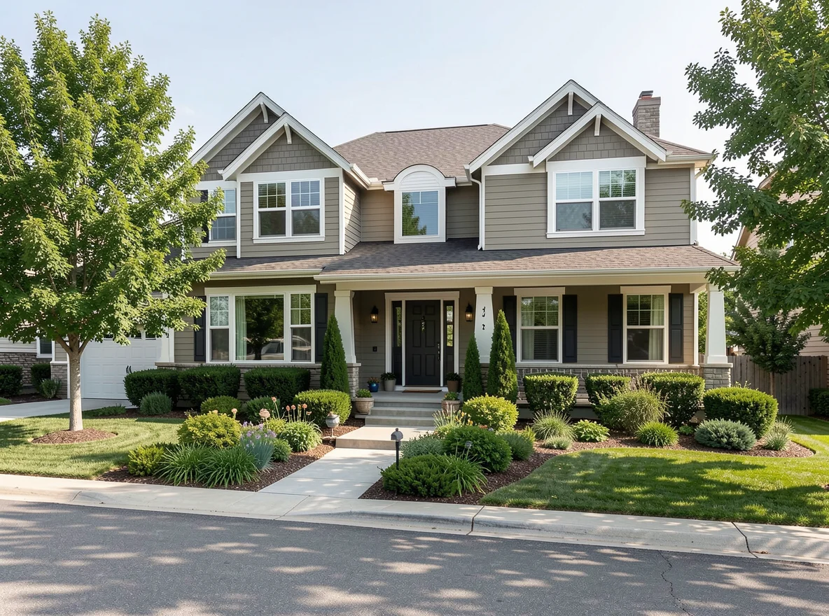 Home exterior in a Fort Collins neighborhood