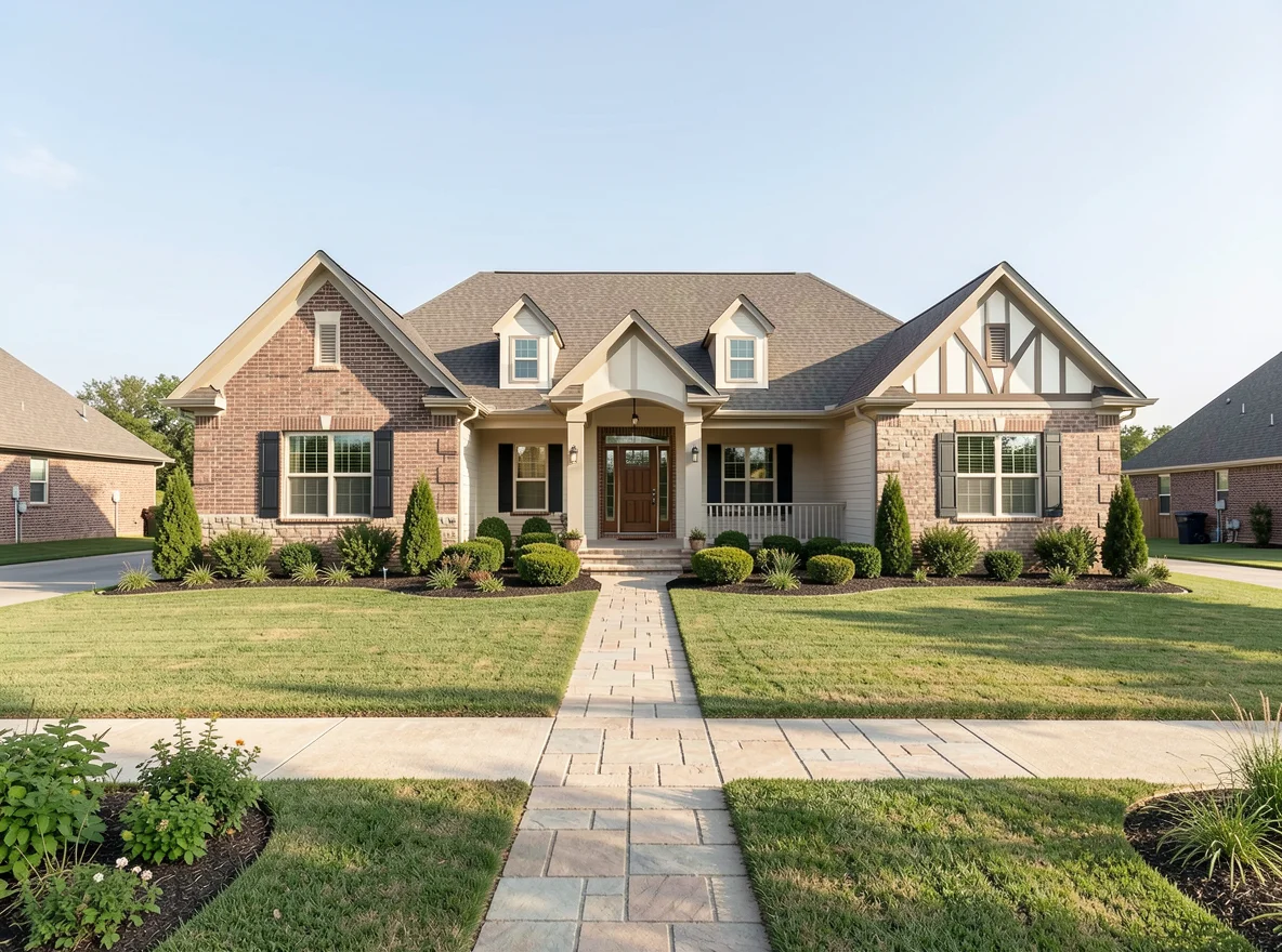 Family home exterior in Tuttle