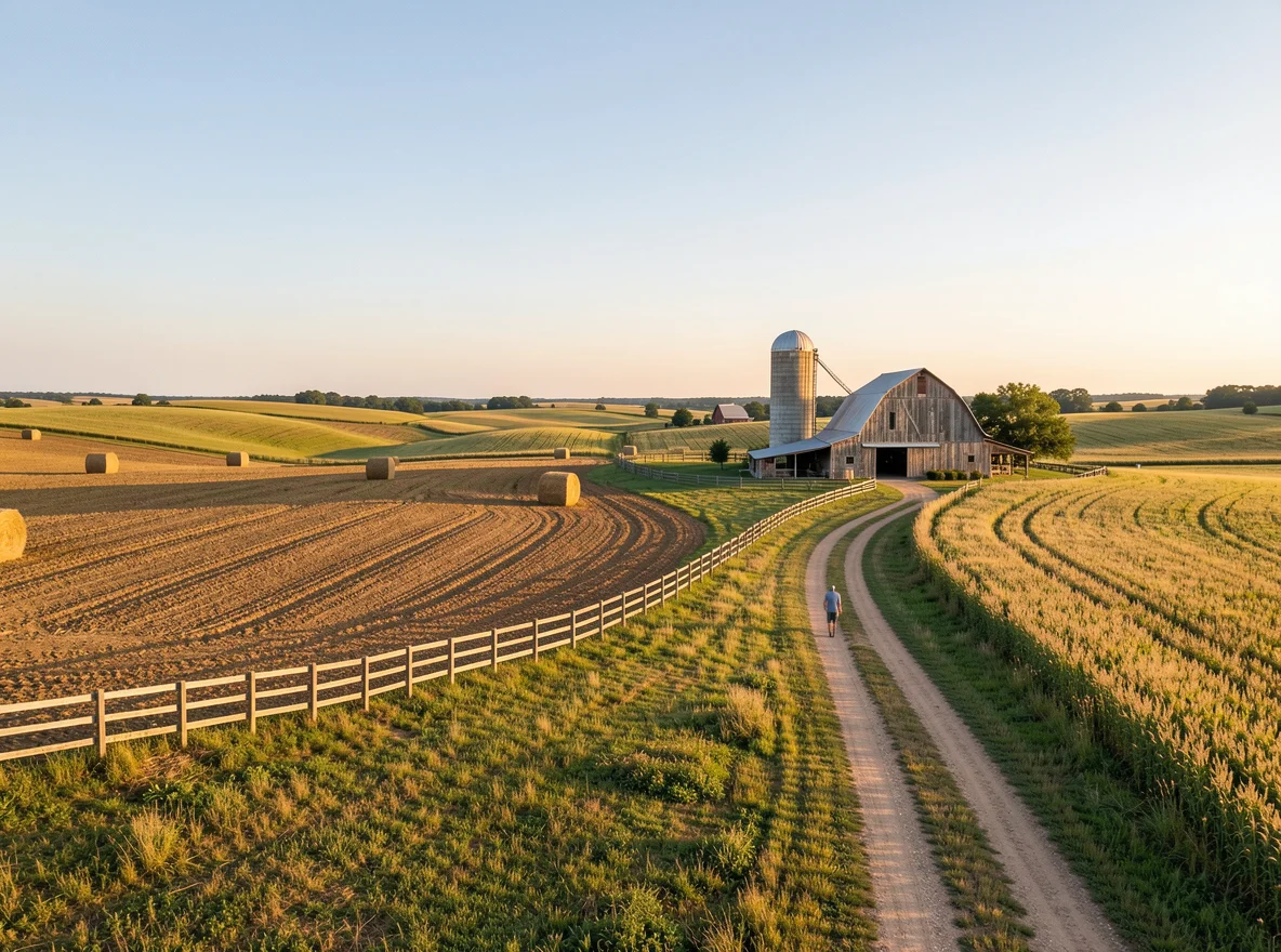 Farmland near Hinton