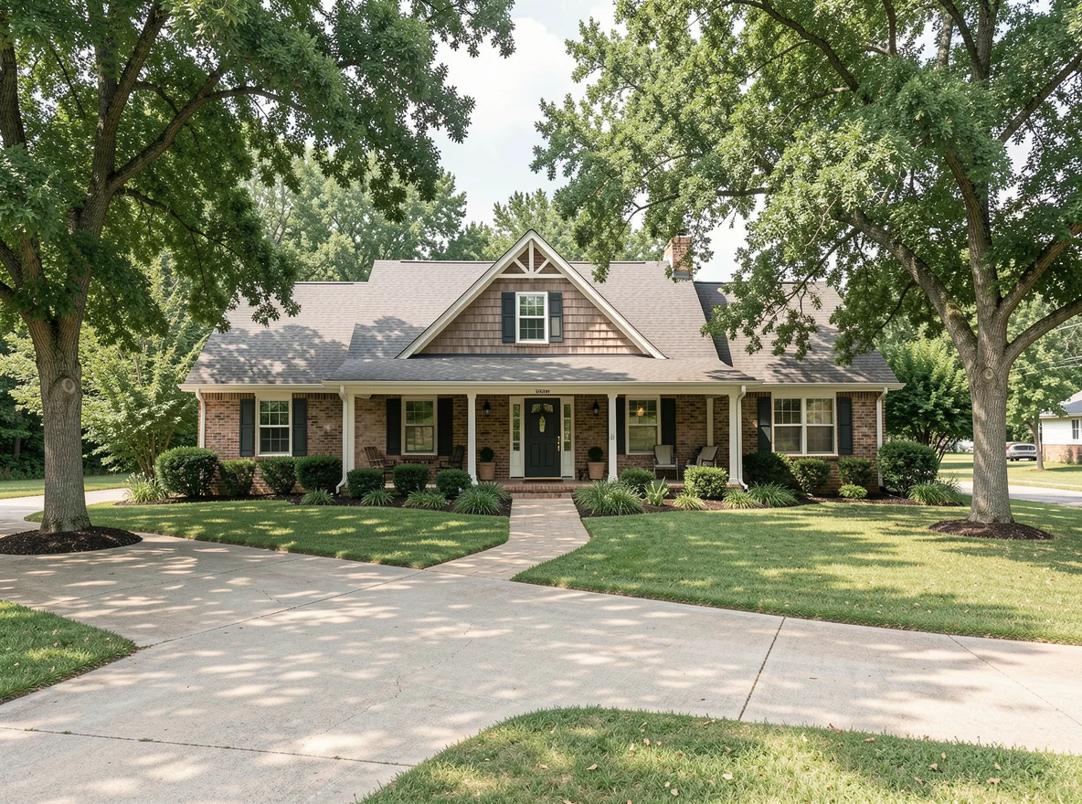 Rural home exterior in Hinton
