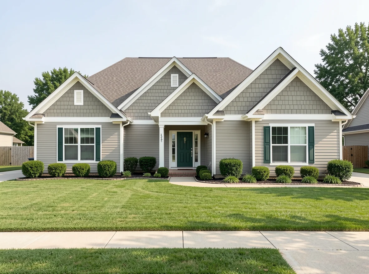 Updated home exterior in Warr Acres