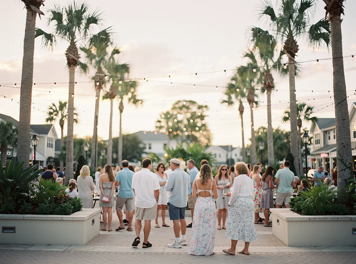 Outdoor community gathering atmosphere in Ponte Vedra Beach, Florida