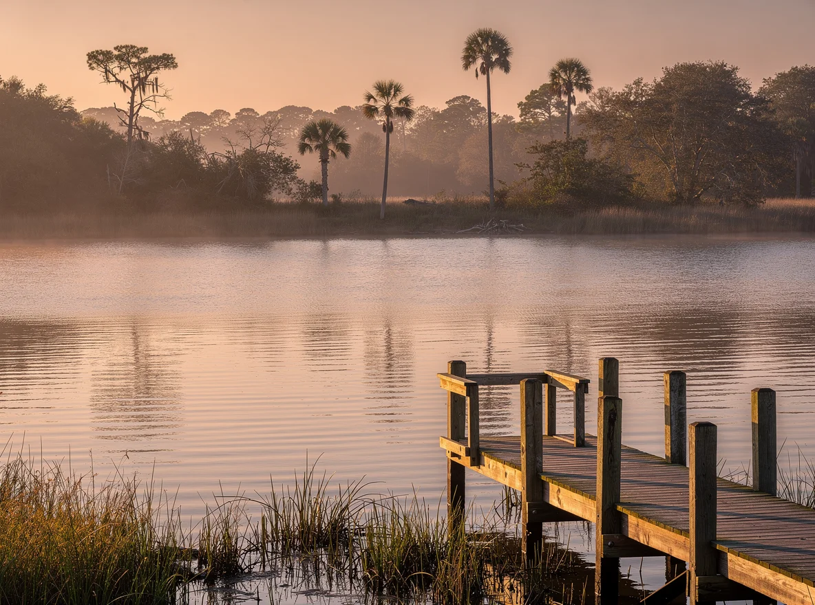St. Johns River scenery in Jacksonville, Florida