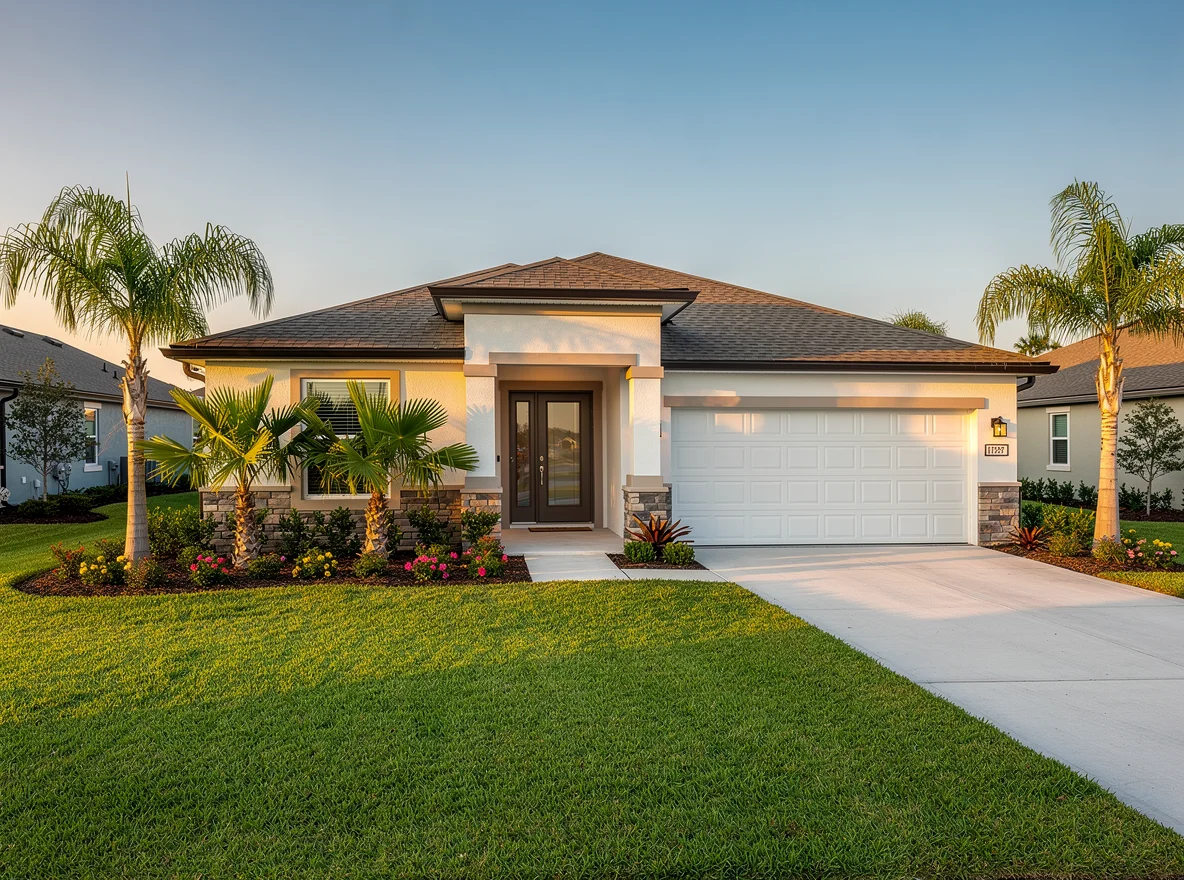 Florida home exterior in a St. Johns neighborhood