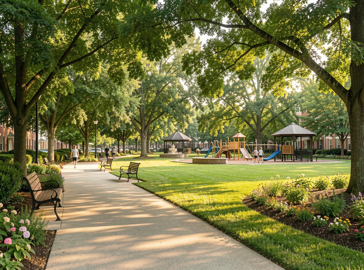 Park scene in Decatur