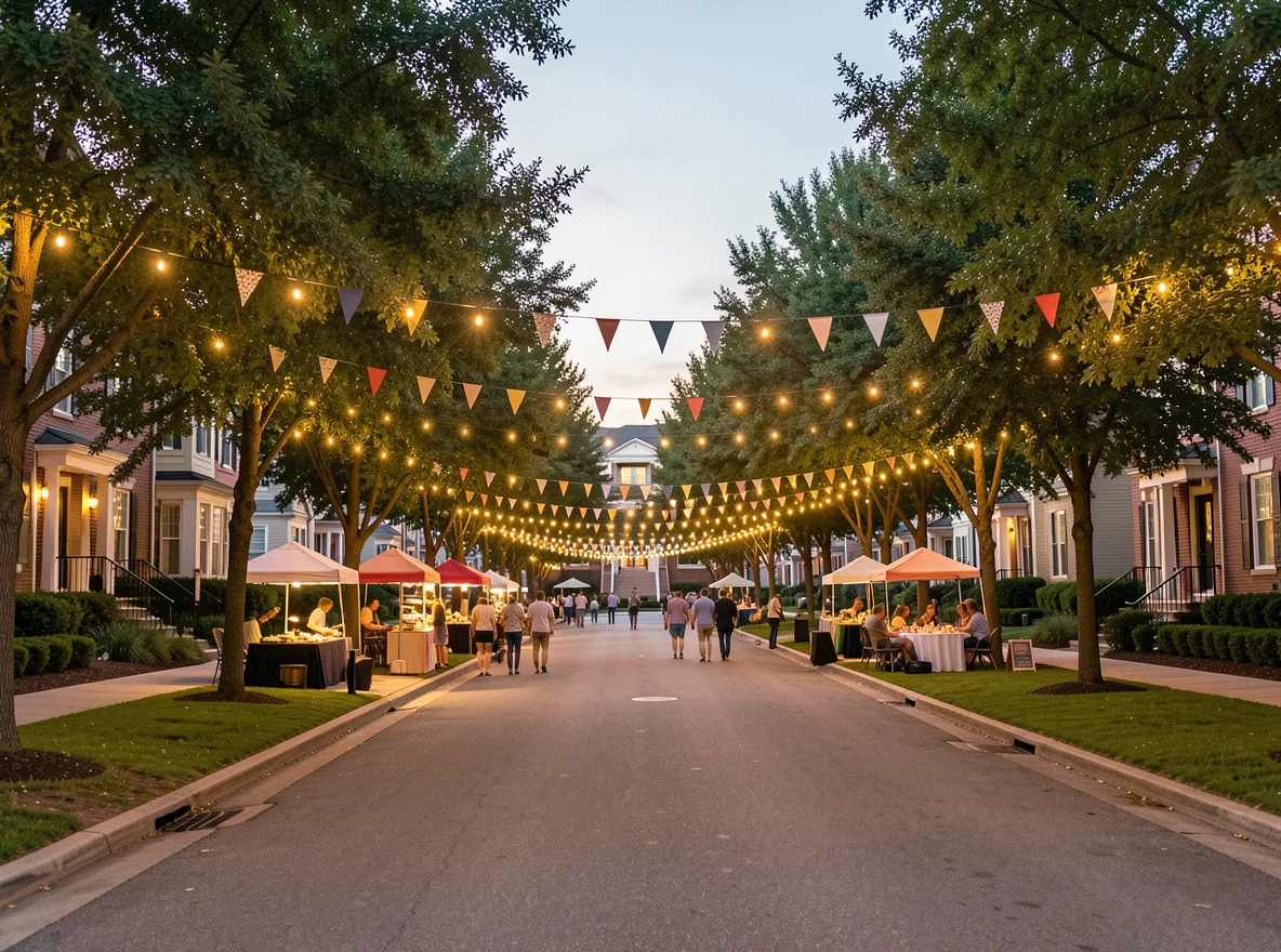 Elegant residential community atmosphere in Buckhead