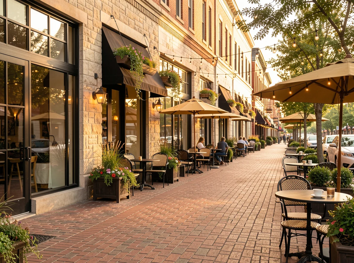 Brookhaven dining district