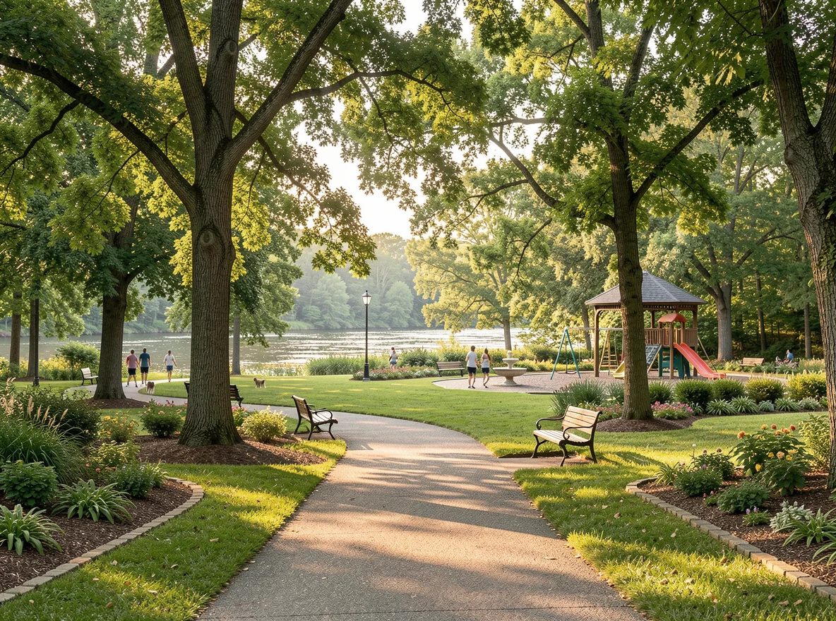 Chattahoochee River trail and park scenery near Roswell