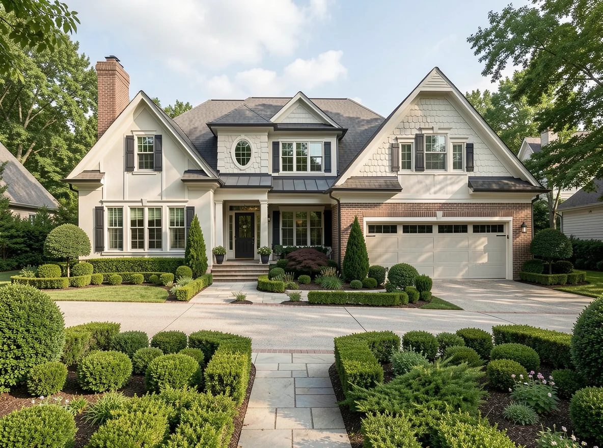 Luxury home exterior in Buckhead