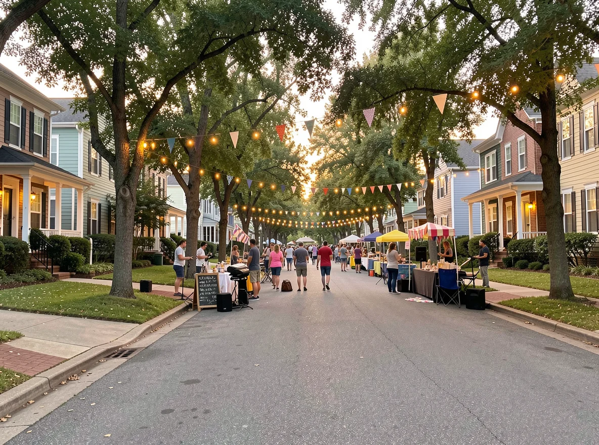 Atlanta neighborhood community scene