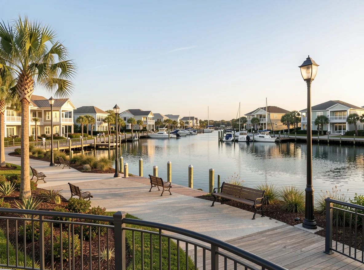 Waterfront atmosphere in League City