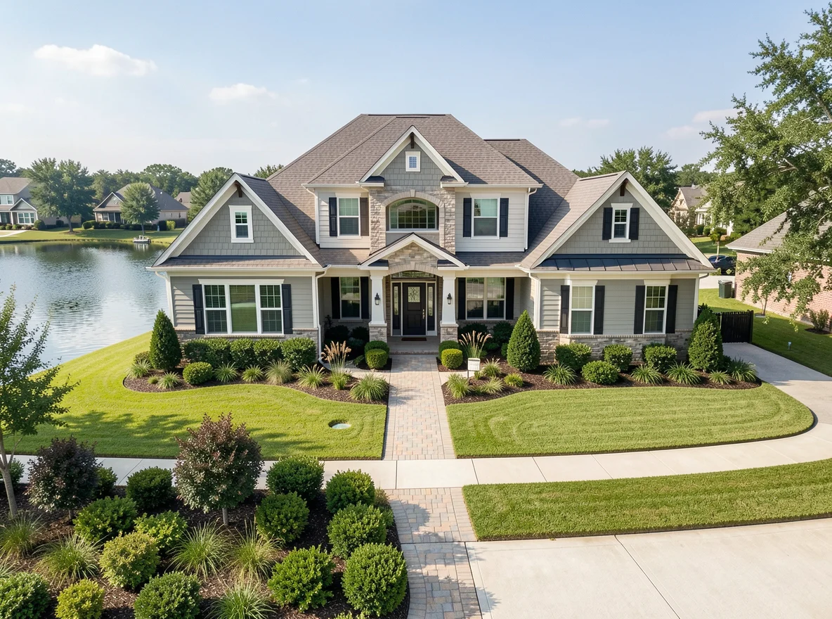 Pearland home near neighborhood lake