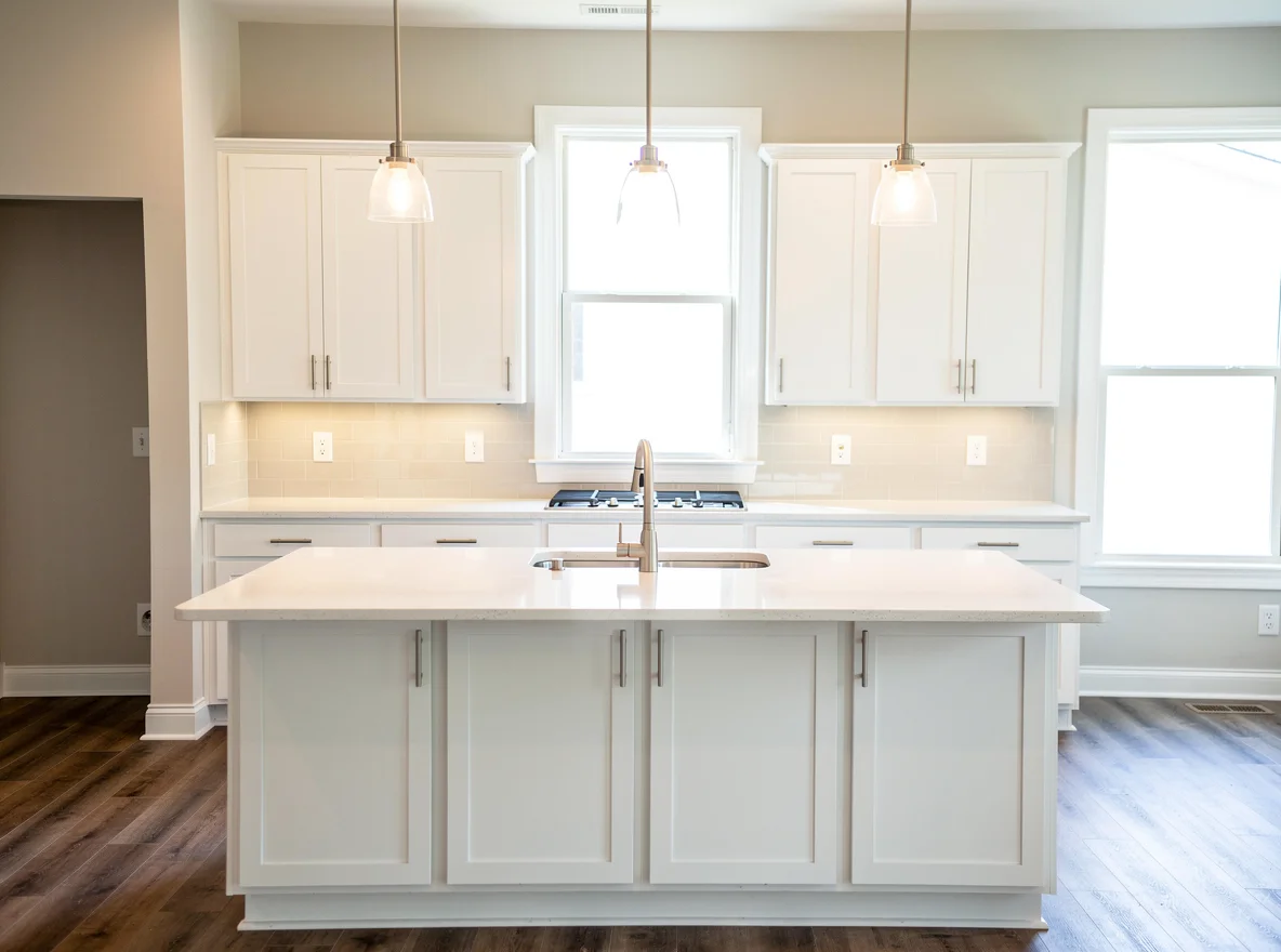 Light, updated kitchen with simple modern touches