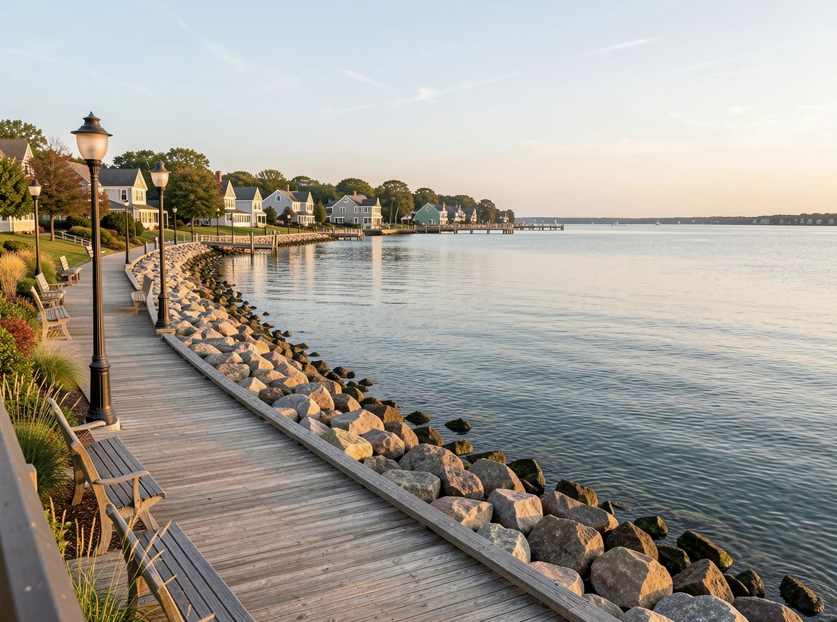 Bourne waterfront view