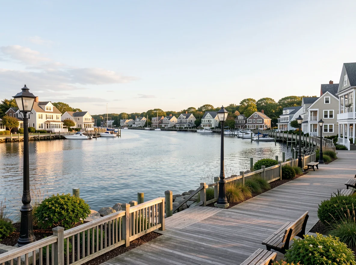 Waterfront view in Falmouth