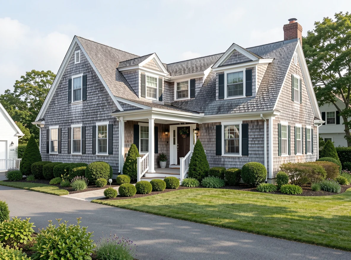 Cape-style home exterior in Sandwich