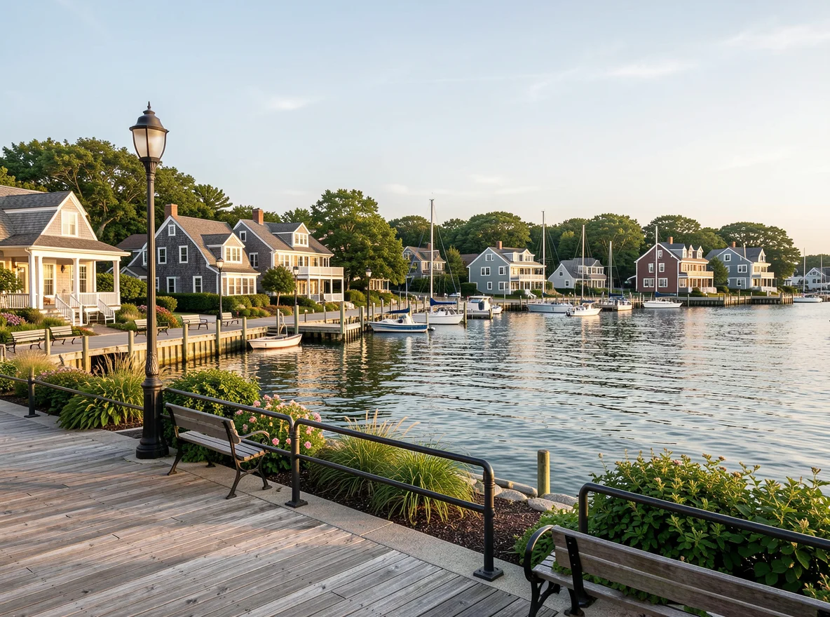 Waterfront view in Falmouth