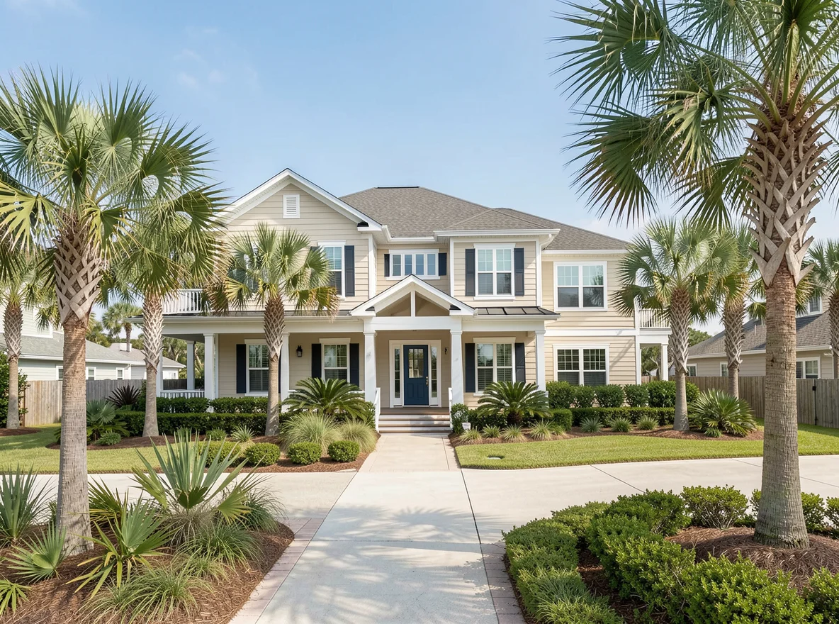 Coastal home exterior in Port Aransas