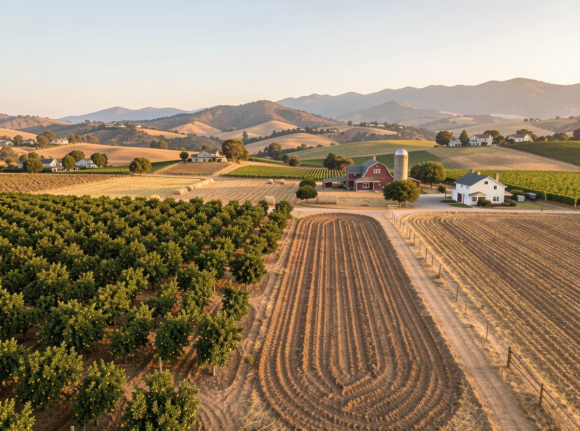 Somis agricultural landscape and rural homes