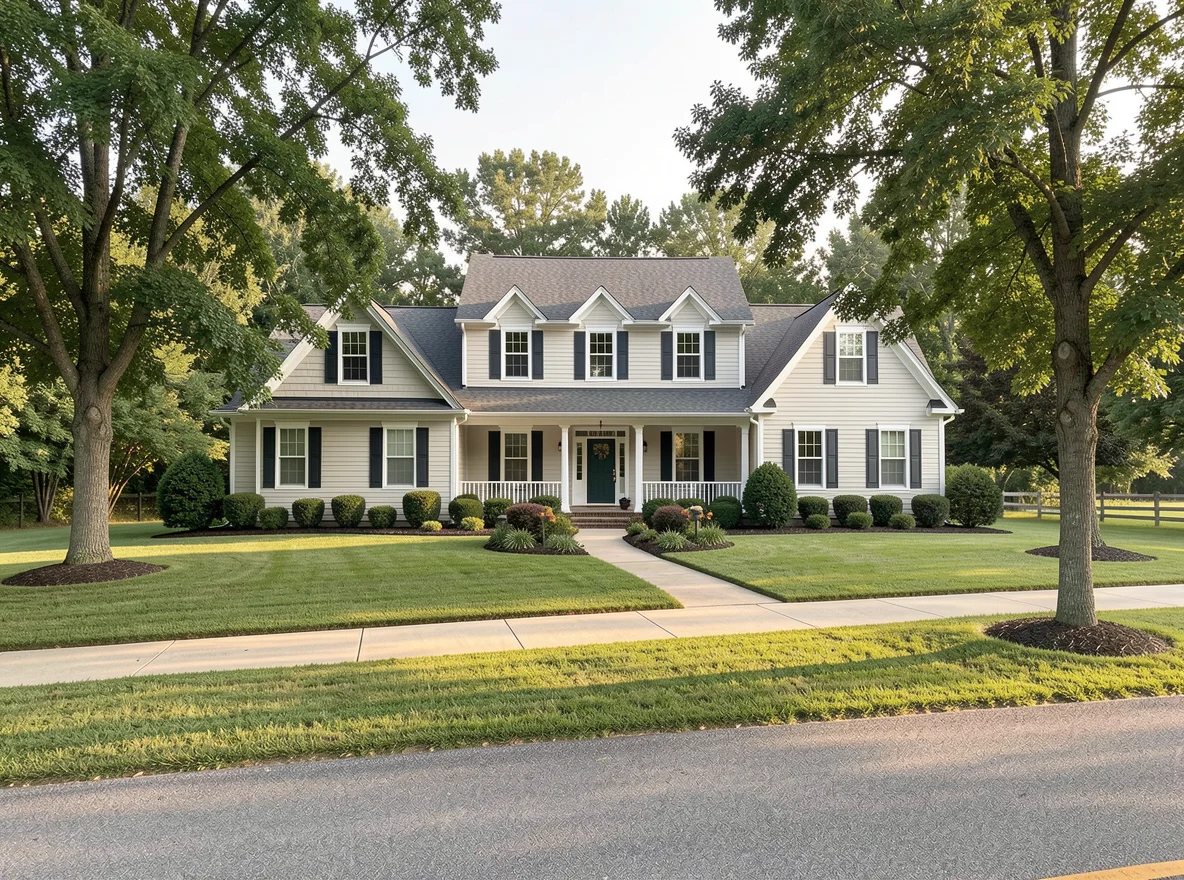 Neighborhood home setting in Bismarck, Arkansas