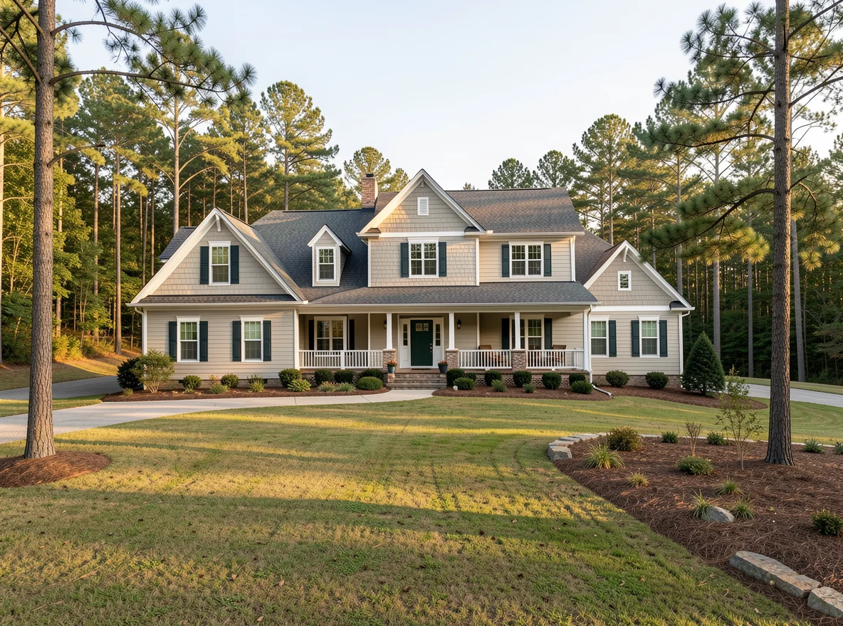 Home and yard setting near Mountain Pine, Arkansas