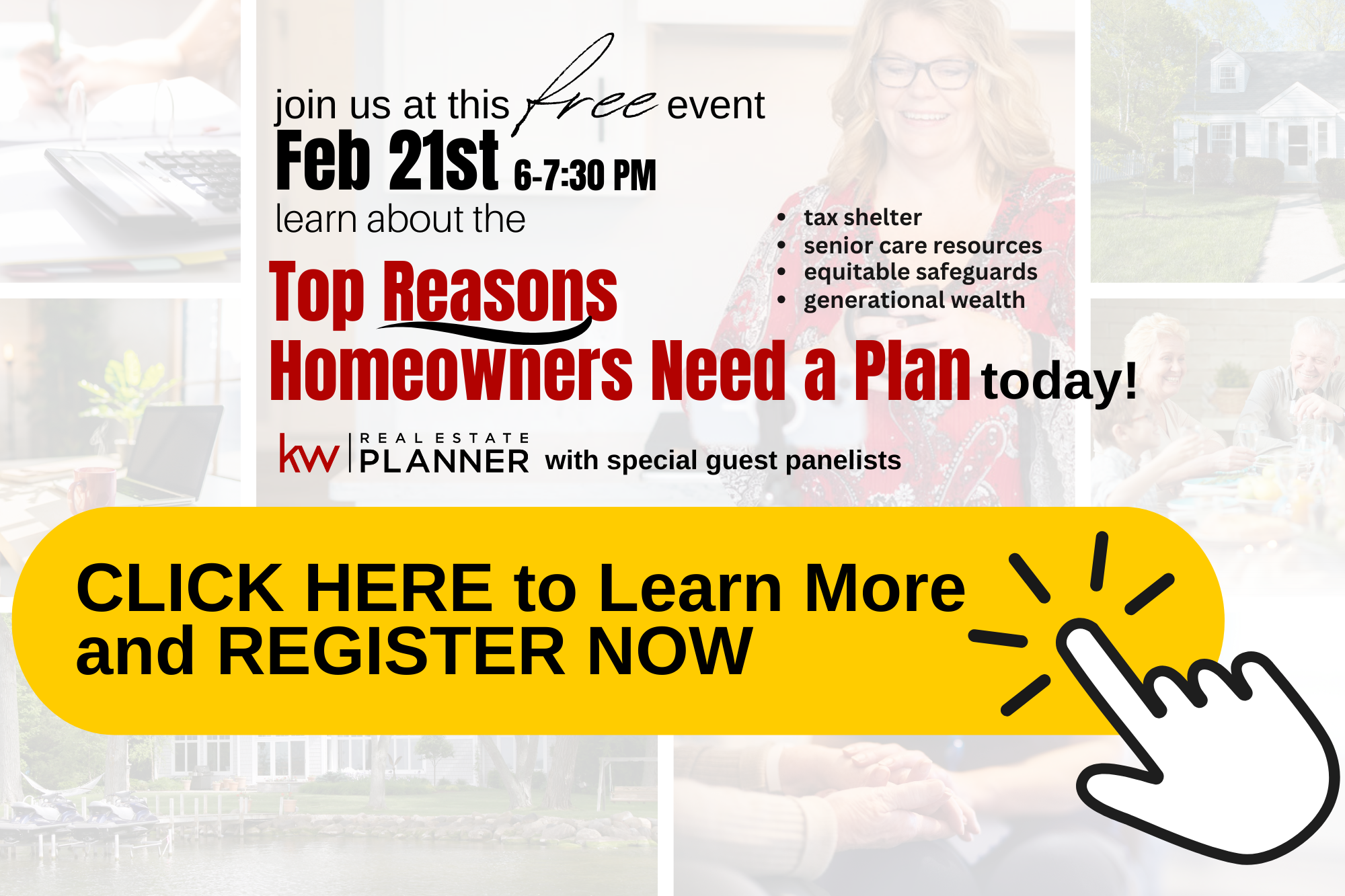 Feb 21st Real Estate Planner Event