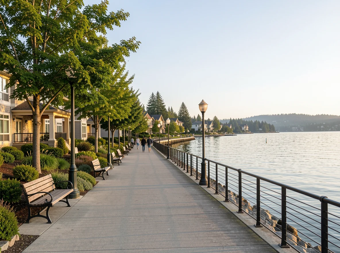 Waterfront recreation near Beaux Arts Village