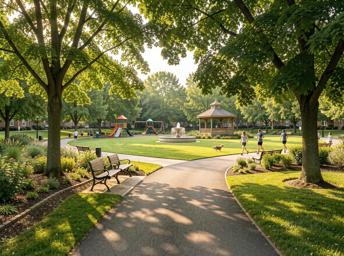 Park setting in Springfield