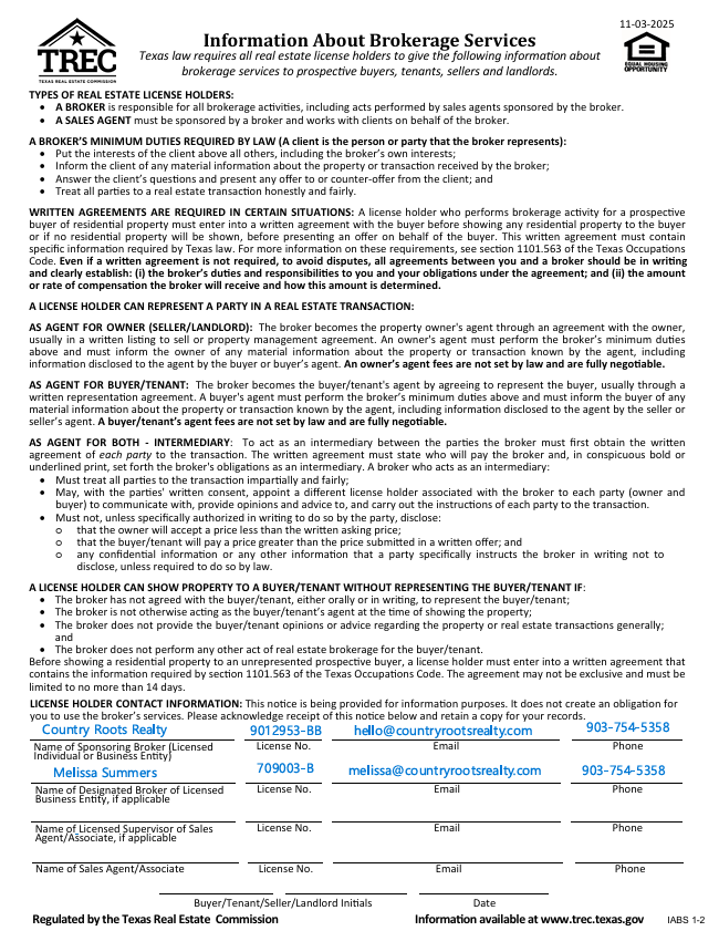 Country Roots Realty, East Texas Realtor, Carthage Texas Realtor, Melissa Summers Realtor