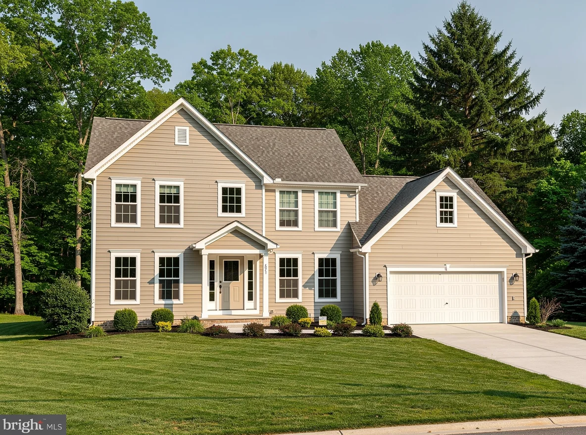 Traditional single-family home exterior in Chester County, Pennsylvania