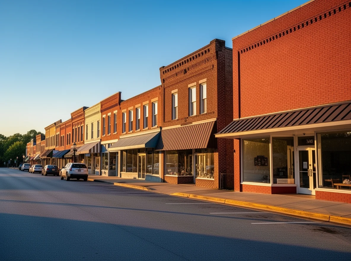 Downtown Childersburg streetscape