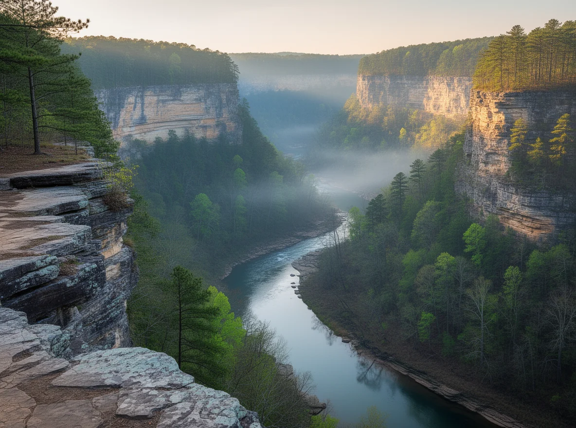 Little River Canyon near Fort Payne, Alabama