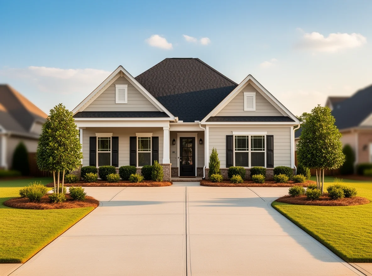 Fresh curb appeal in a Hoover neighborhood