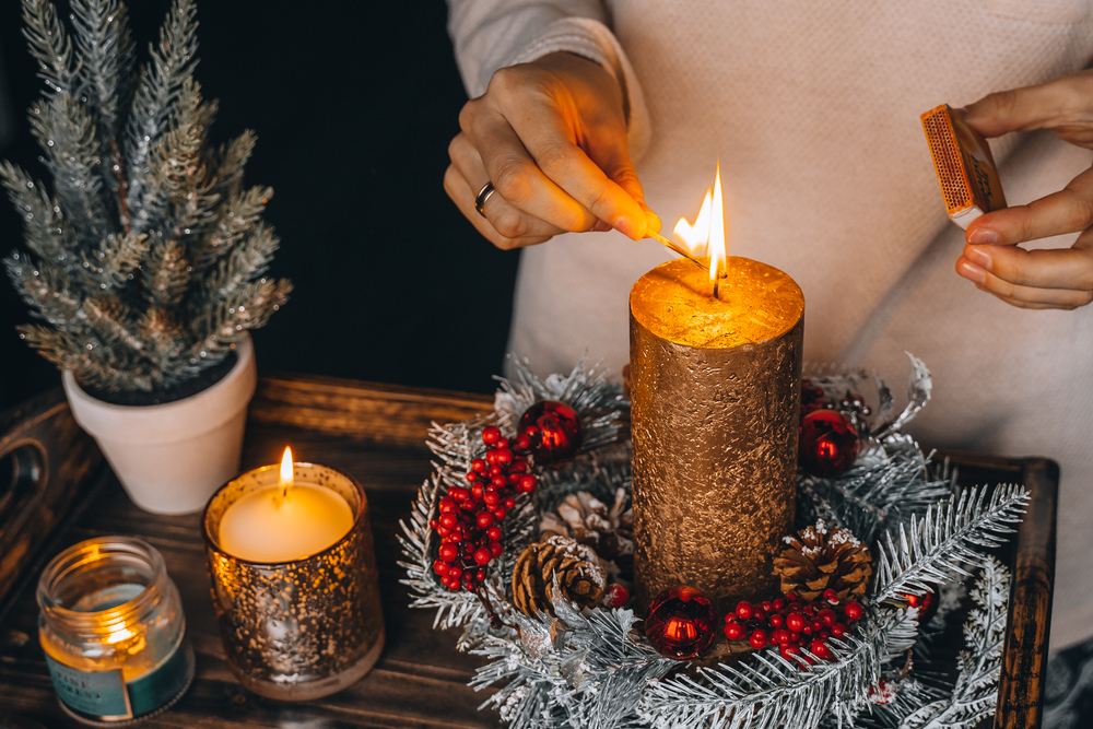 Holiday-Themed Candles