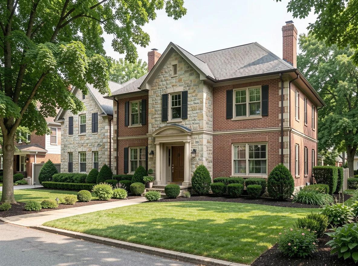 Historic Cincinnati homes on a tree-lined street