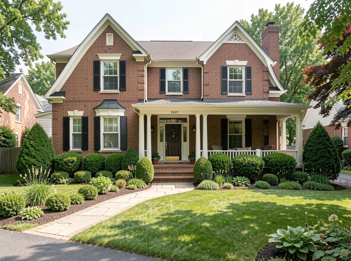Brick home in Cincinnati neighborhood