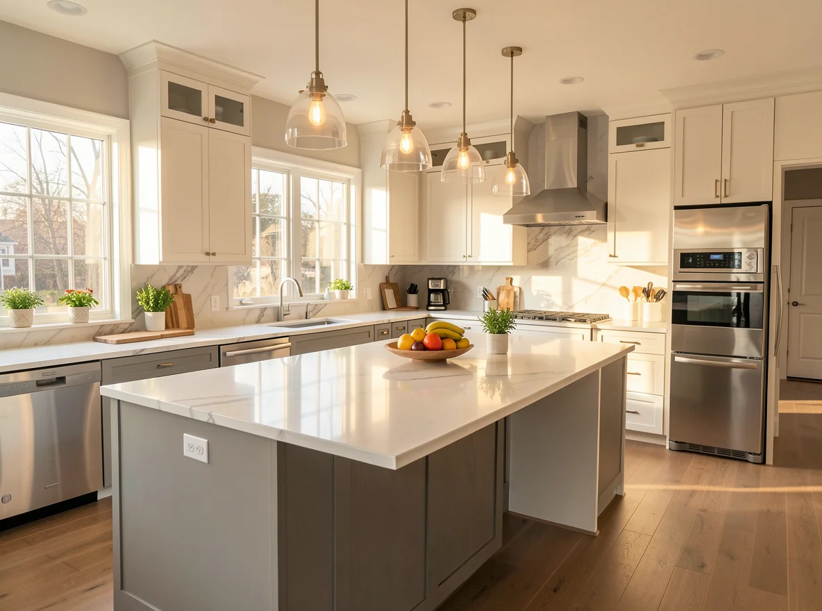 Upgraded new construction kitchen