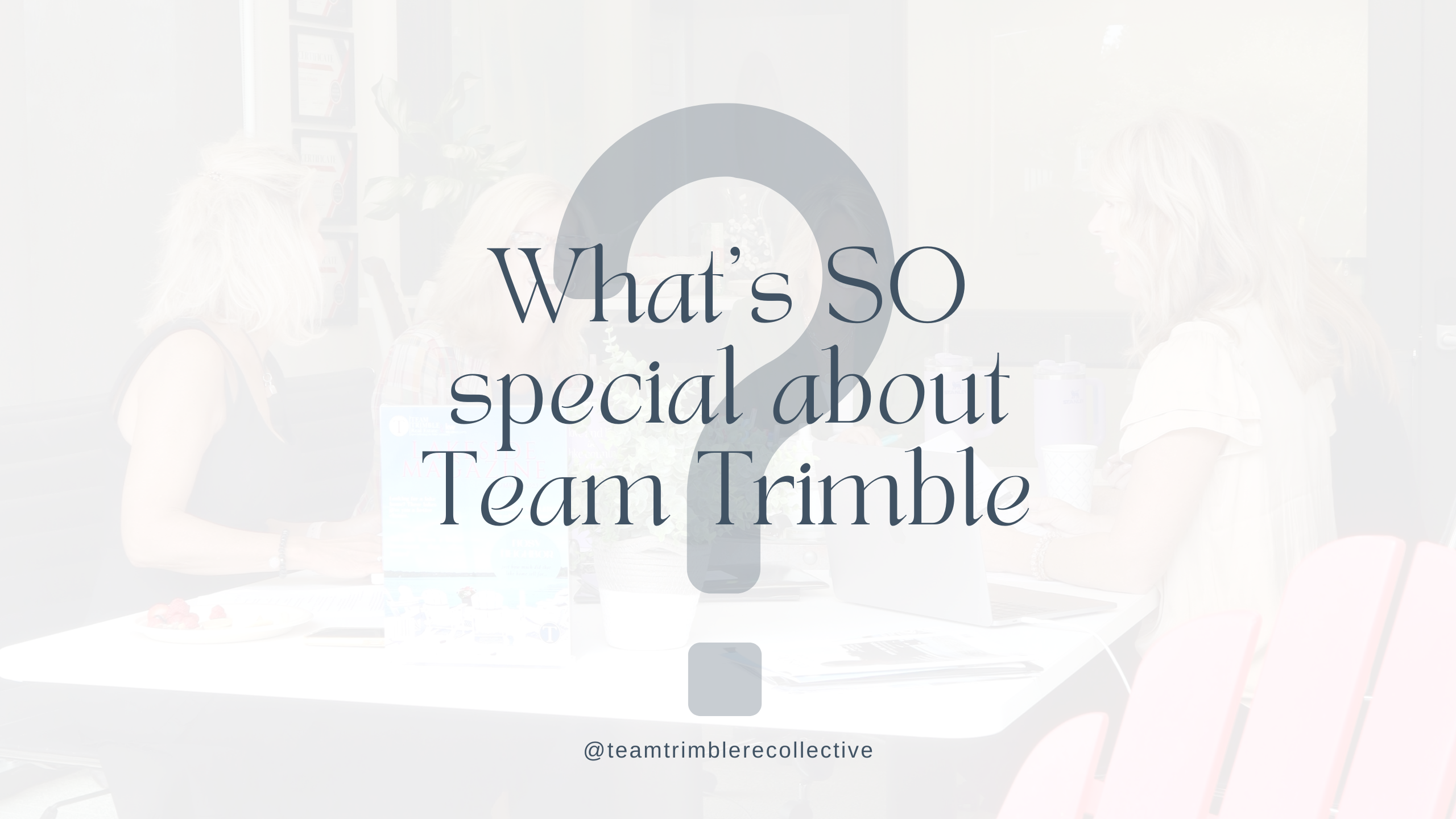 What's SO special about Team Trimble? Let us tell you...