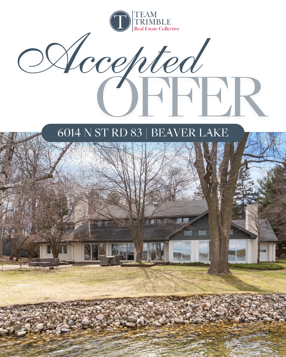 Accepted Offer: Magnificent Beaver Lake Estate