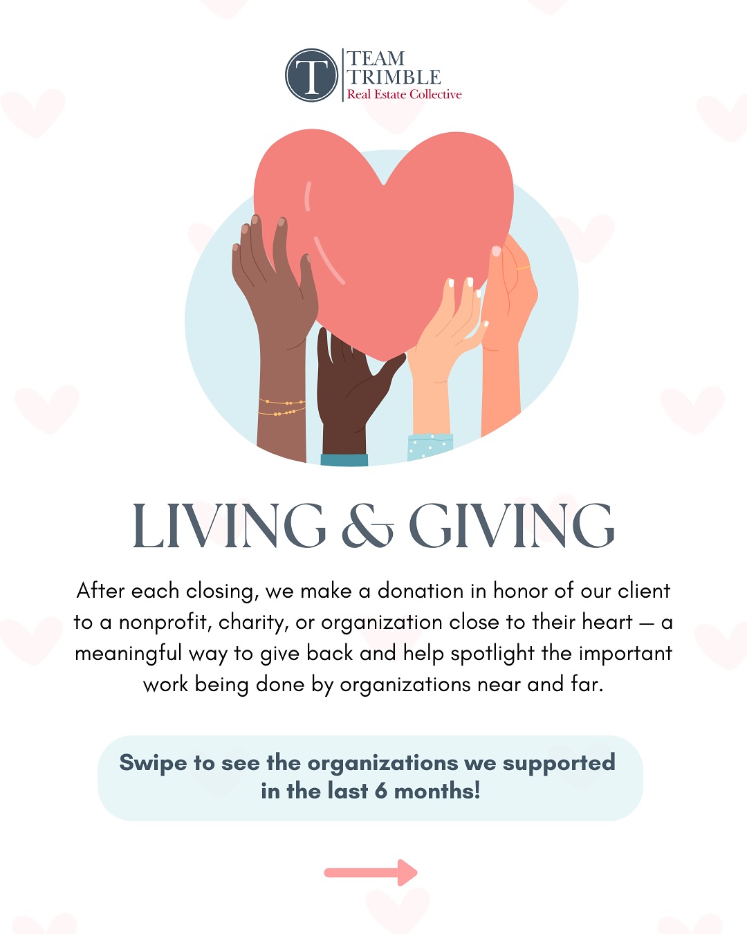 Title: Living + Giving: Six Months of Community Impact