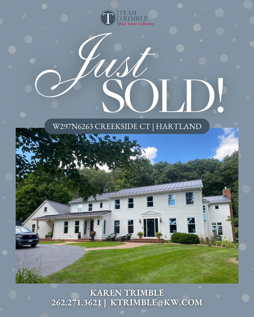 Just Sold in Hartland: W297N6263 Creekside Court