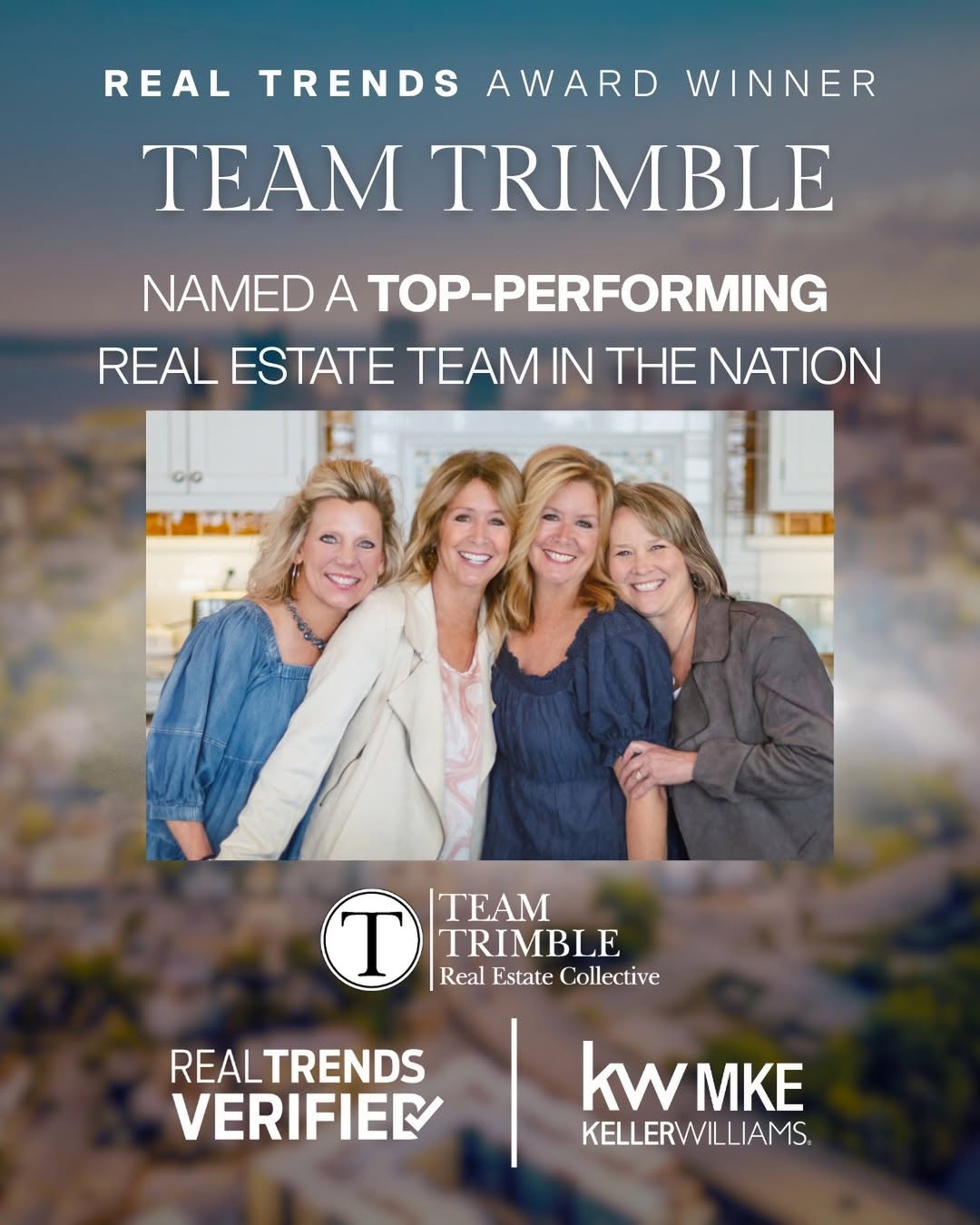 Team Trimble Named a Top-Performing Real Estate Team in the Nation!