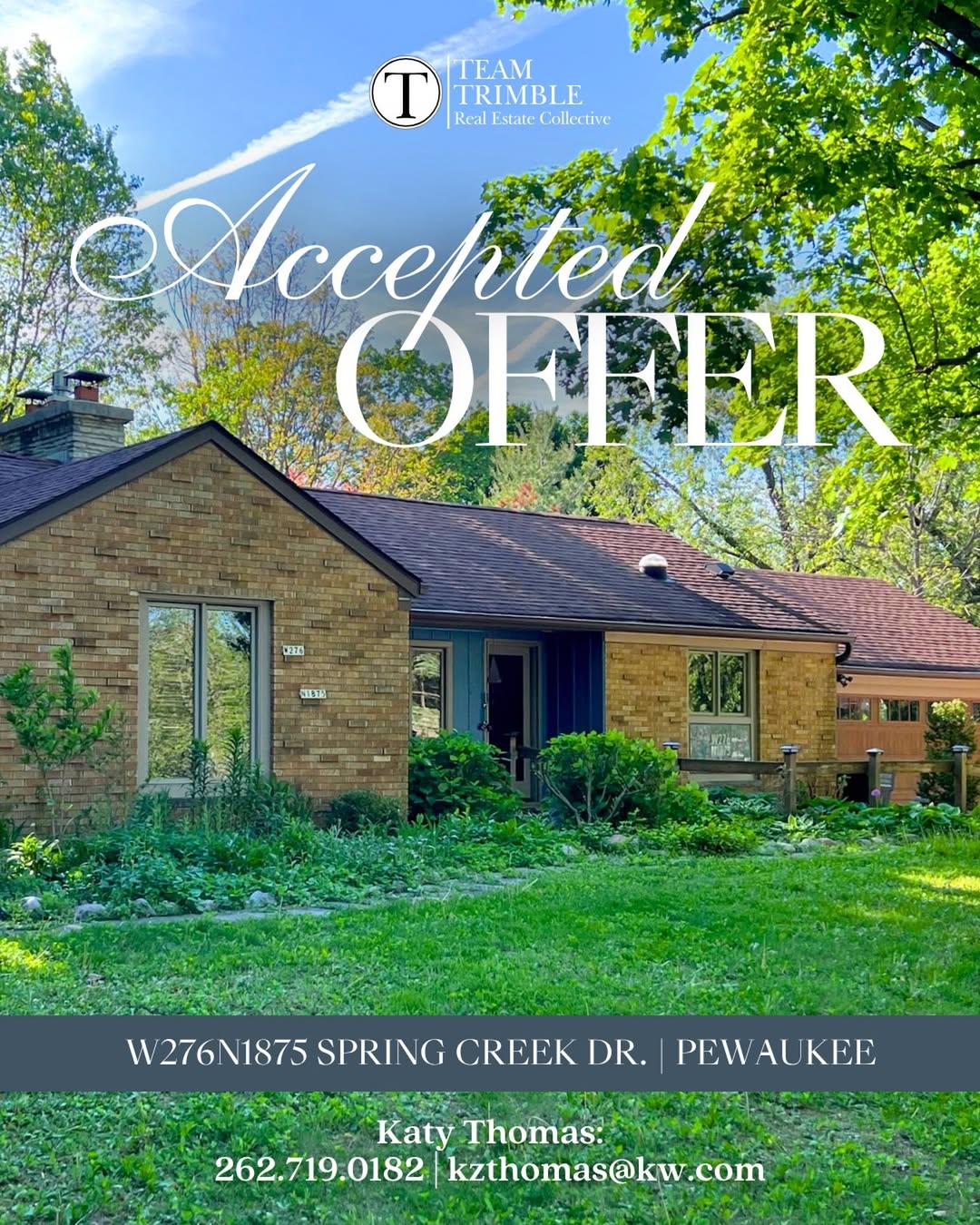 Multiple Offers Lead to Accepted Offer in Spring Creek Estates!