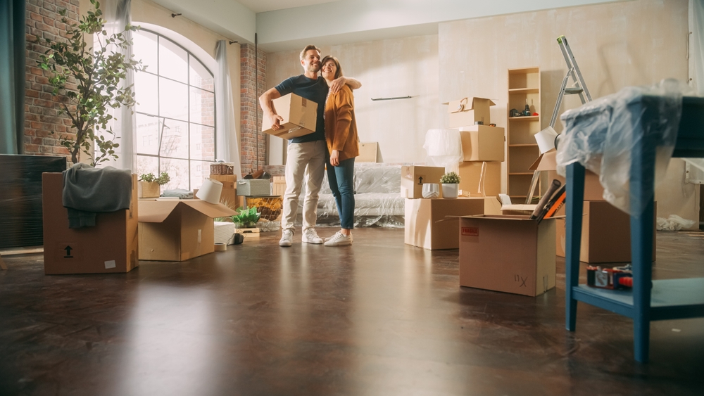 couple done renovating house